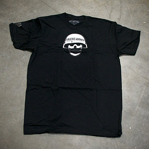 AAC T-SHIRT SILENT ARMY BLK LRG - Click Image to Close