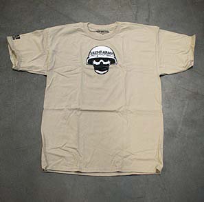 AAC T-SHIRT SILENT ARMY TAN MED - Click Image to Close