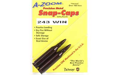 AZOOM SNAP CAPS 243WIN 2/PK - Click Image to Close