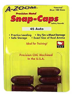 AZOOM SNAP CAPS 45ACP 5/PK