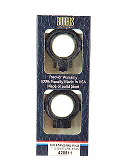 BURRIS SIGN HIGH 1" RINGS MATTE - Click Image to Close