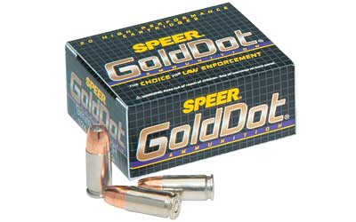 SPR GOLD DOT 9MM+P 124GR HP 20/500 - Click Image to Close