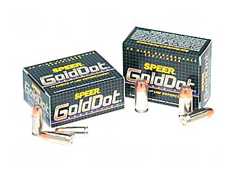 SPR GOLD DOT 40SW 155GR HP 20/500 - Click Image to Close