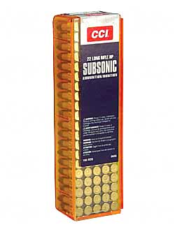 CCI 22 SUBSONIC 40GR HP 100/5000 - Click Image to Close