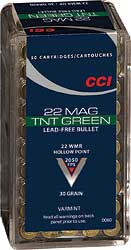 CCI 22WMR 30GR JHP TNT GREEN 50/2000