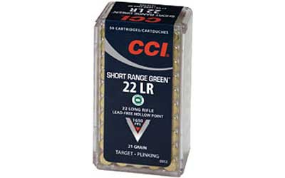 CCI 22LR SHORT RNGE GREEN POLY 50/