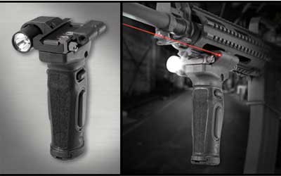 CTC MOD VERT FOREGRIP W/LSR&LITE RED - Click Image to Close
