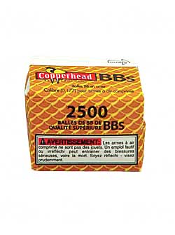 CROSMAN COPPERHEAD BB'S 2500 COUNT - Click Image to Close