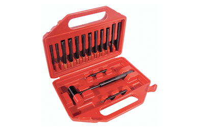 WIN BRASS/STEEL PUNCH SET 15 PC - Click Image to Close