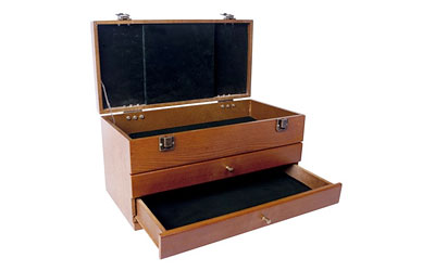 DAC TOOL BOX TWO DRAWER WOOD - Click Image to Close