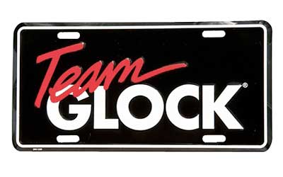 GLOCK TEAM GLOCK LICENSE PLATE - Click Image to Close