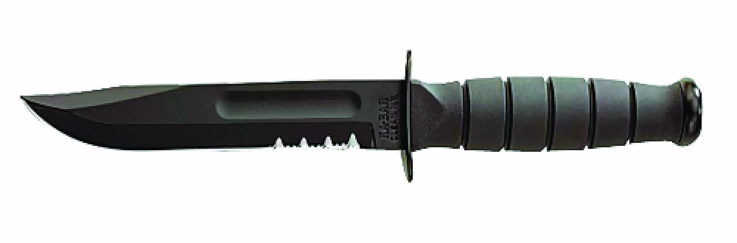 KBAR SHORT FIGHTING KNF 5" W/SHTH PL - Click Image to Close