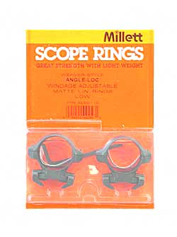 MILLETT ANGLE-LOC 1" MATTE LOW - Click Image to Close