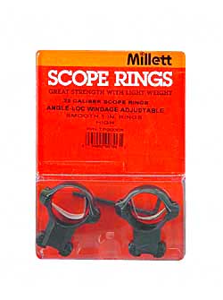 MILLETT ANGLE-LOC .22 1" SMOOTH HIGH - Click Image to Close