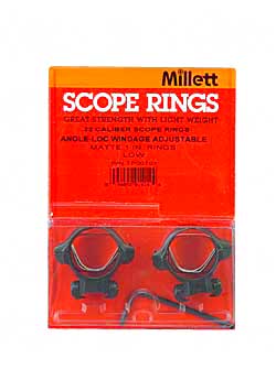 MILLETT ANGLE-LOC .22 1" MATTE LOW - Click Image to Close