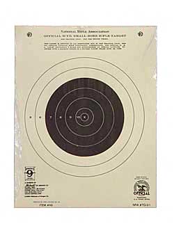 HOPPES RFL TRGT 50YD SNGL BULL (20) - Click Image to Close