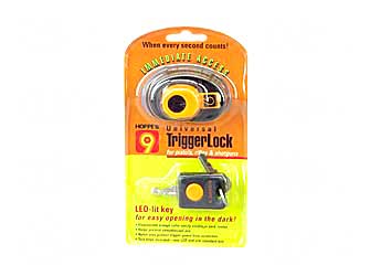 HOPPES TRIGGER LOCK WITH LED KEY - Click Image to Close