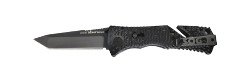 SOG KNIVES TRIDENT TANTO 3.75" BLK - Click Image to Close