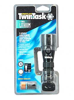 STRMLGHT TT-1L TWIN TASK BLK/WHT LED - Click Image to Close