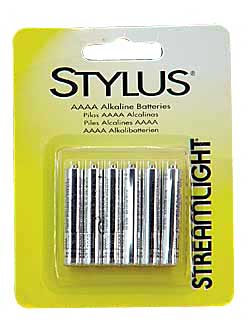 STRMLGHT STYLUS AAAA BATTERIES 6 PK - Click Image to Close