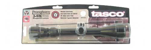 TASCO PRONGHORN 3-9X40 MBLK - Click Image to Close