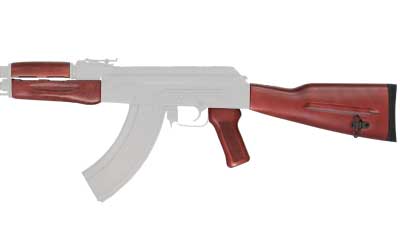 TAPCO AK47 WOODEN STOCK SET (RED LAM - Click Image to Close