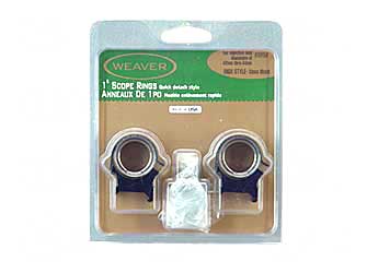 WEAVER TOP MOUNT RNGS 1" HIGH - Click Image to Close